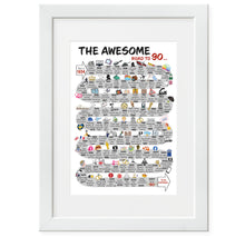 Load image into Gallery viewer, UK | The Road to 90 | 90th Milestone Birthday Print | Born in 1936