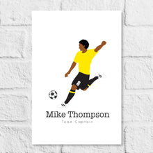 Load image into Gallery viewer, Personalised football player for kids bedroom