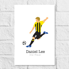 Load image into Gallery viewer, Soccer themed Bedroom football print