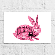 Load image into Gallery viewer, Personalised Bunny Rabbit Gift Print