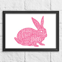 Load image into Gallery viewer, Personalised Bunny Rabbit Gift Print