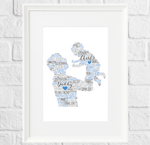 Load image into Gallery viewer, Father and baby gift print