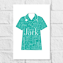 Load image into Gallery viewer, Personalised Doctor Gift Print