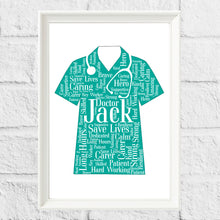 Load image into Gallery viewer, Personalised Doctor Gift Print