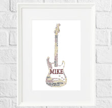Load image into Gallery viewer, Personalised Music lovers gift idea for him