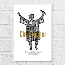 Load image into Gallery viewer, Graduation university gift print