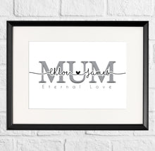 Load image into Gallery viewer, Personalised MUM Word Art