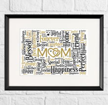 Load image into Gallery viewer, Personalised Mum Gift Print