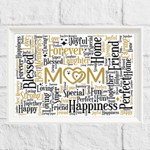 Load image into Gallery viewer, Personalised Mum Gift Print
