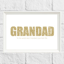 Load image into Gallery viewer, Fathers Day Gift for Grandad by Stunrosie Gifts