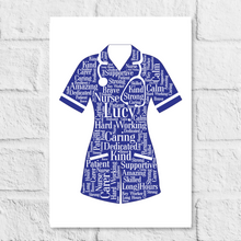 Load image into Gallery viewer, Nurse Tunic word cloud present by Stunrosie Gifts