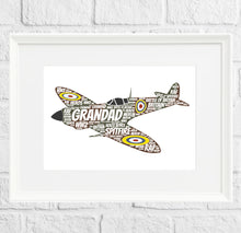 Load image into Gallery viewer, World War 2 spitfire plane retirement gift