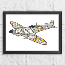 Load image into Gallery viewer, 2nd world war plane print by Stunrosie Gifts