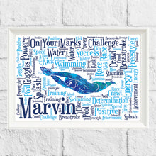 Load image into Gallery viewer, Gift idea for swimmer by Stunrosie Gifts