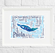 Load image into Gallery viewer, Swimmer birthday present idea by Stunrosie gifts