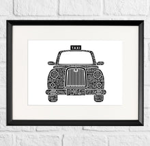 Load image into Gallery viewer, Present for Taxi driver word art by Stunrosie gifts