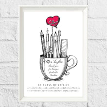Load image into Gallery viewer, Teacher thank you gift idea by Stunrosie Gifts