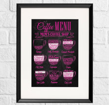 Load image into Gallery viewer, NEW - Personalised Coffee Menu