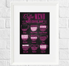 Load image into Gallery viewer, NEW - Personalised Coffee Menu