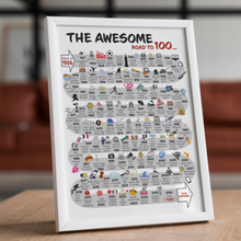 Load image into Gallery viewer, UK | The Road to 100 | 100th Milestone Birthday Print | Born in 1926
