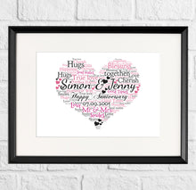 Load image into Gallery viewer, Personalised Anniversary Gift Print
