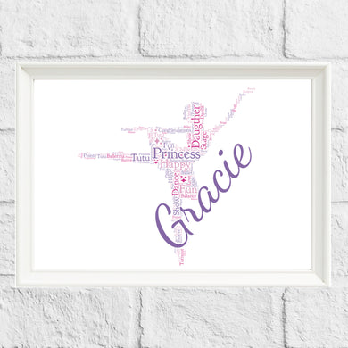 Ballet dancer gift by Stunrosie gifts