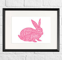 Load image into Gallery viewer, Personalised Bunny Rabbit Gift Print
