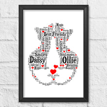 Load image into Gallery viewer, Love Cats Valentines Day gift idea by Stunrosie Gifts
