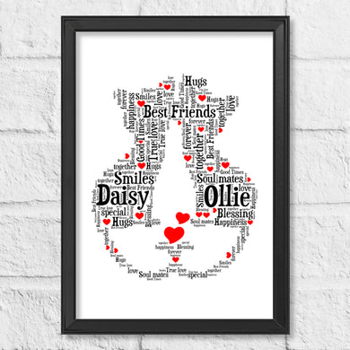 Love Cats Valentines Day gift idea by Stunrosie Gifts