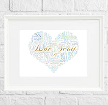 Load image into Gallery viewer, Personalised Christening Gift Print
