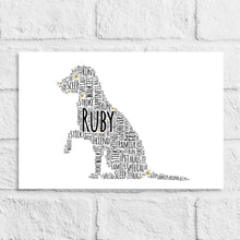 Load image into Gallery viewer, Labrador puppy gift print
