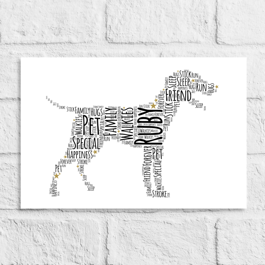 Personalised Dog Print