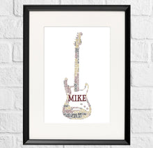 Load image into Gallery viewer, Personlaised Electric Guitar Gift by Stunrosie Gifts
