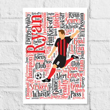 Load image into Gallery viewer, Childrens Football Artwork by Stunrosie Gifts
