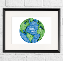 Load image into Gallery viewer, Personalised World Map Gift Print
