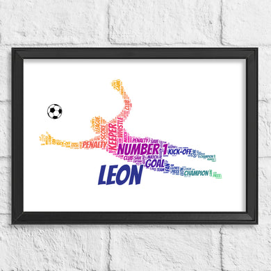 Personalised gIft idea for goalkeeper by Stunrosie Gifts