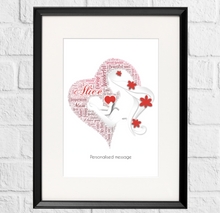 Load image into Gallery viewer, Personalised Mum and Baby Gift Print
