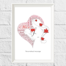 Load image into Gallery viewer, Personalised Mum and Baby Gift Print
