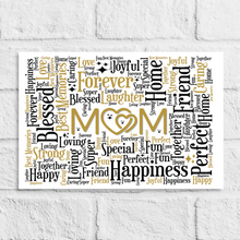 Load image into Gallery viewer, Personalised Mum Gift Print
