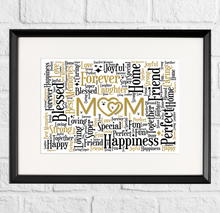 Load image into Gallery viewer, Personalised Mum Gift Print
