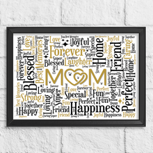 Load image into Gallery viewer, Personalised Mum Gift Print
