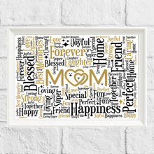 Load image into Gallery viewer, Personalised Mum Gift Print
