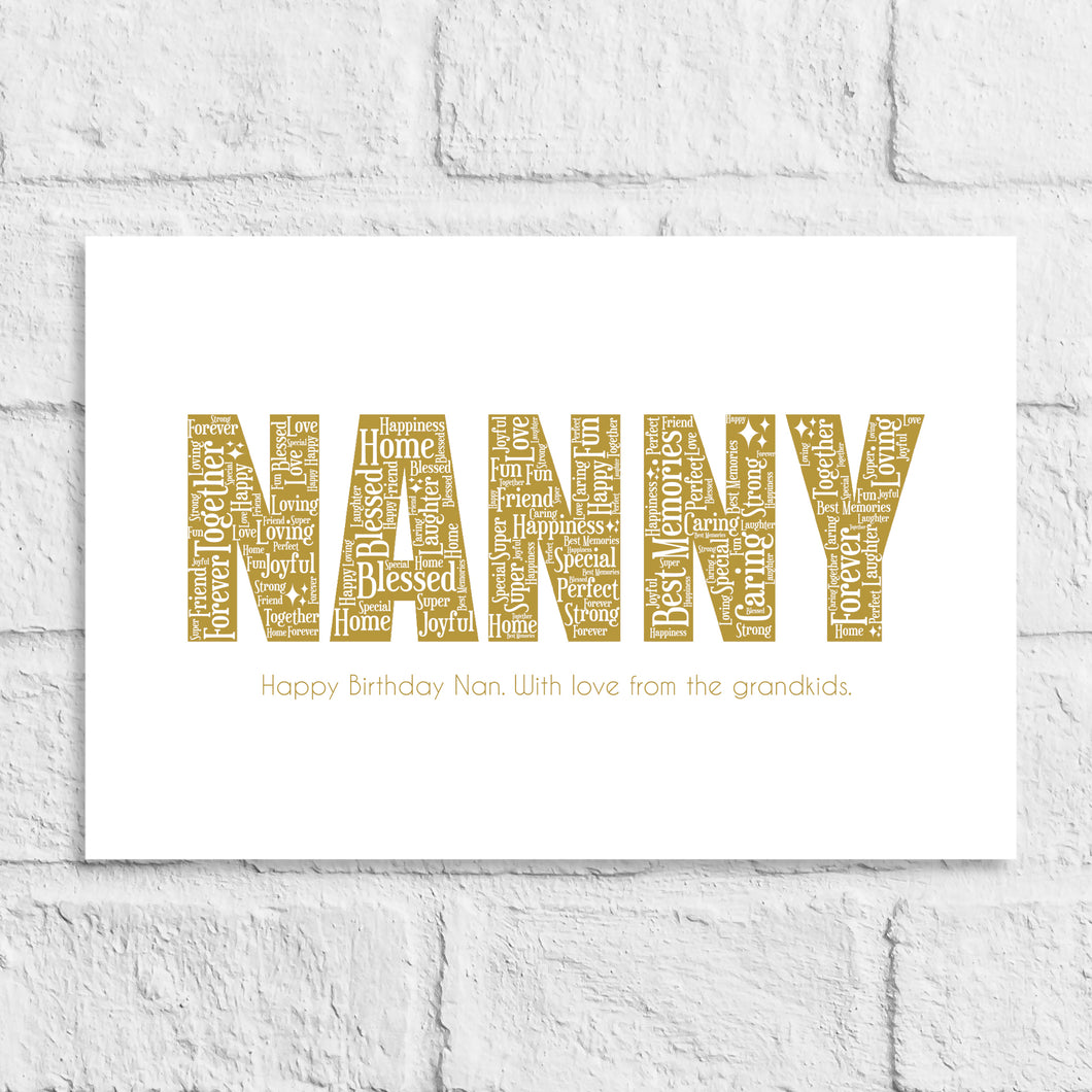 Gift for Nan on Mothers Day