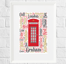 Load image into Gallery viewer, Phonebox word art
