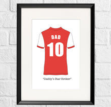 Load image into Gallery viewer, Personalised Football Shirt by Stunrosie Gifts
