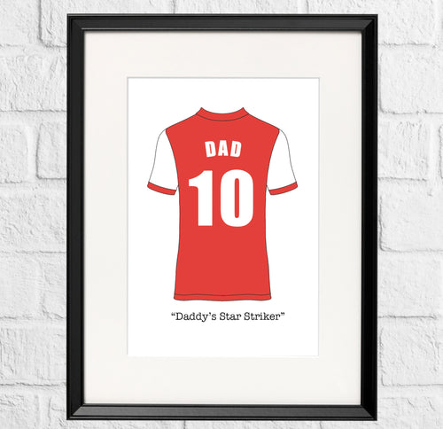 Personalised Football Shirt by Stunrosie Gifts