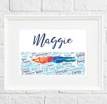 Load image into Gallery viewer, Swimming club coach thank you gift idea by Stunrosie Gifts
