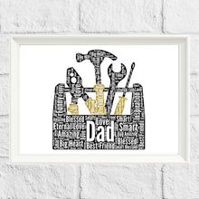 Load image into Gallery viewer, DIY word art for Dad 
