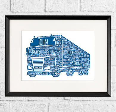 Gift Idea for Lorry Driver by Stunrosie Gifts