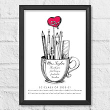 Load image into Gallery viewer, Personalised gift idea for Teacher by Stunrosie gifts
